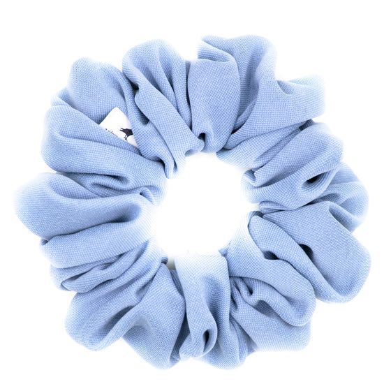 blue active scrunchie a pleasant thought