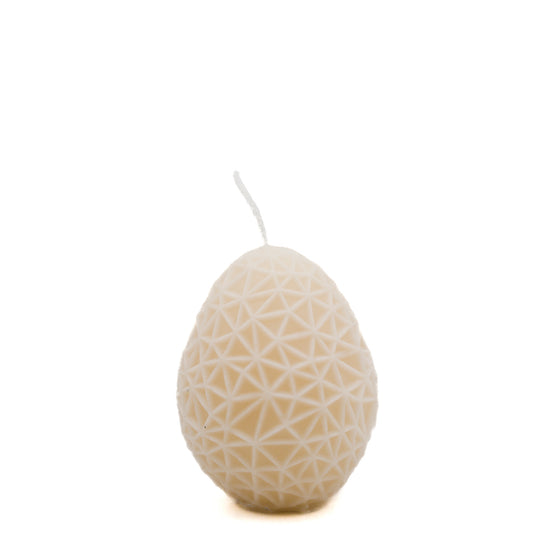 Geometric Egg Candle | Pillar