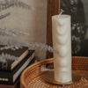 Moon Phases Candle Pillar in use
