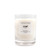 rani red roses coconut apricot wax candle in a classic, clear glass votive with a wooden wick tamil candle  a pleasant thought