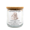 custom hares candle a pleasant thought