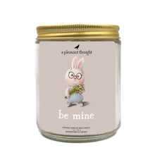  be mine sentiment valentine's day candle a pleasant thought