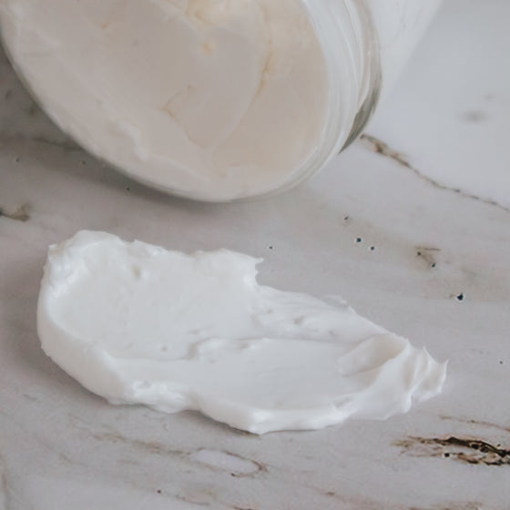 Cordelia english pear and amber body cream texture