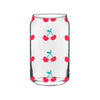 cherries beer can glass a pleasant thought