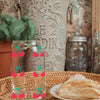 cherries beer can glass dislpay
