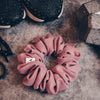 dusty rose pink active scrunchie gym