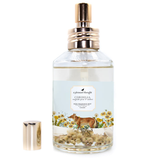 cordelia english pear and amber body mist a pleasant thought