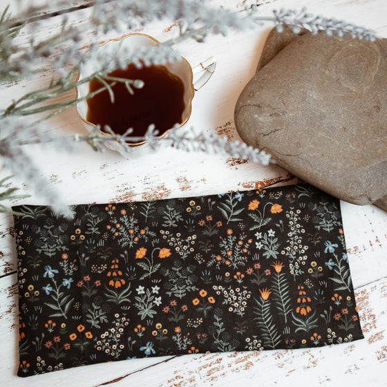 floral stems eye pillow display