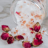 flower and citrus bath salt soak contents