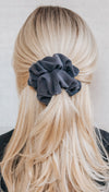 grey active scrunchie blonde