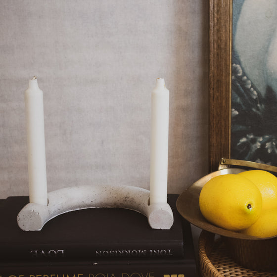 Quarter | Modern Candlestick Holder