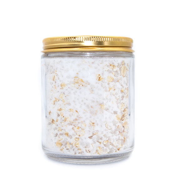 oatmeal and honey bath salt soak inside