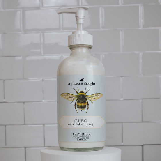 cleo oatmeal and honey body lotion