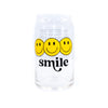 smile on a beer can glass a pleasant thought