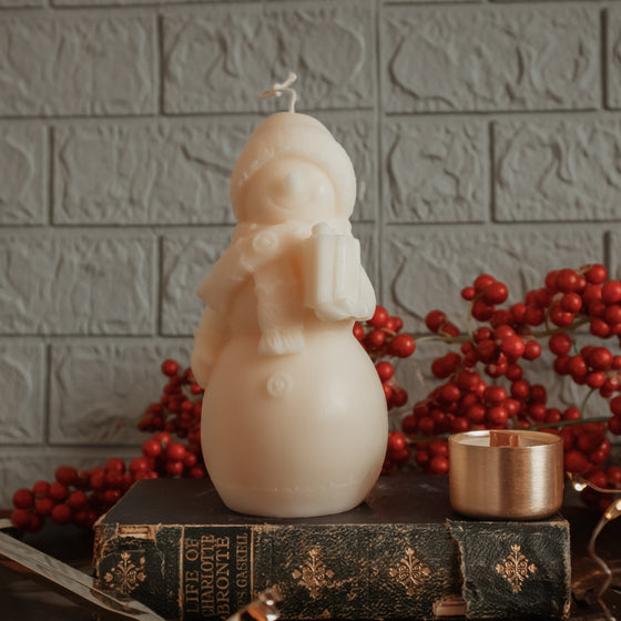 Snowman Candle | Pillar