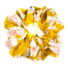  yellow beach cotton scrunchie a pleasant thought